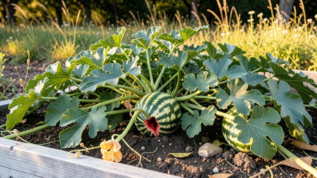 Crimson Watermelon Plant: Bold Red Fruit With Pollinator-Friendly Blooms