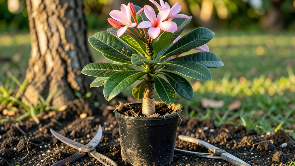 Frangipani Cutting Planting: Tropical Bloom Magic in 3 Simple Steps