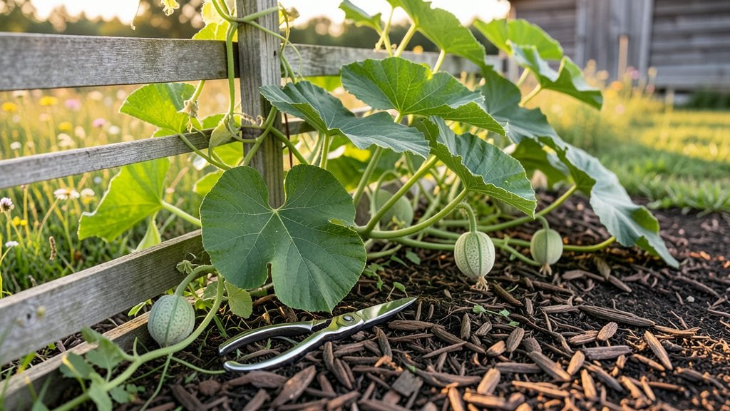 How to Prune Cantaloupe Plants: Maximize Fruit with 3 Strategic Cuts