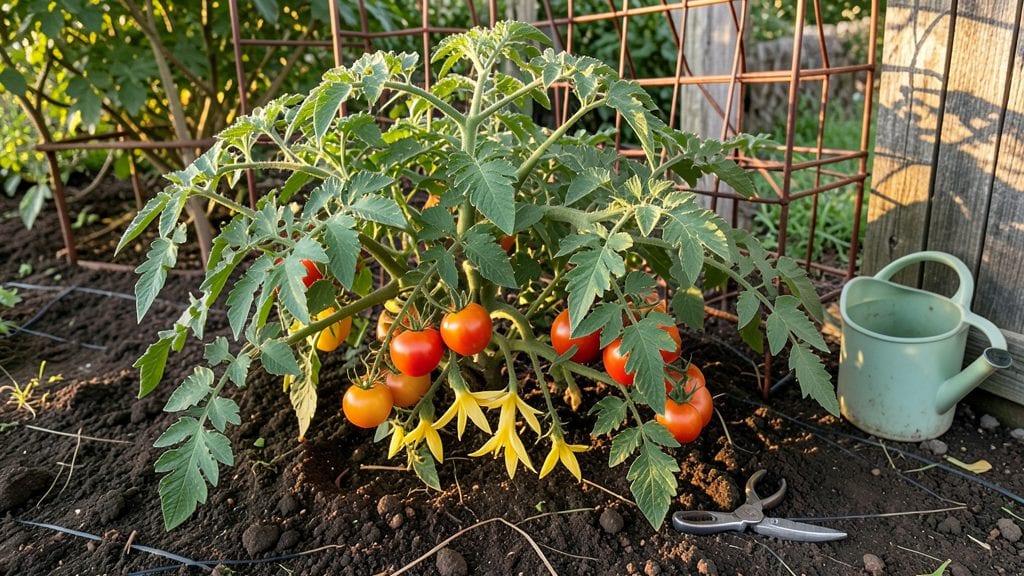 Jubilee Tomato Plant: Pollinator-Magnet Blooms and Disease-Resistant Fruit