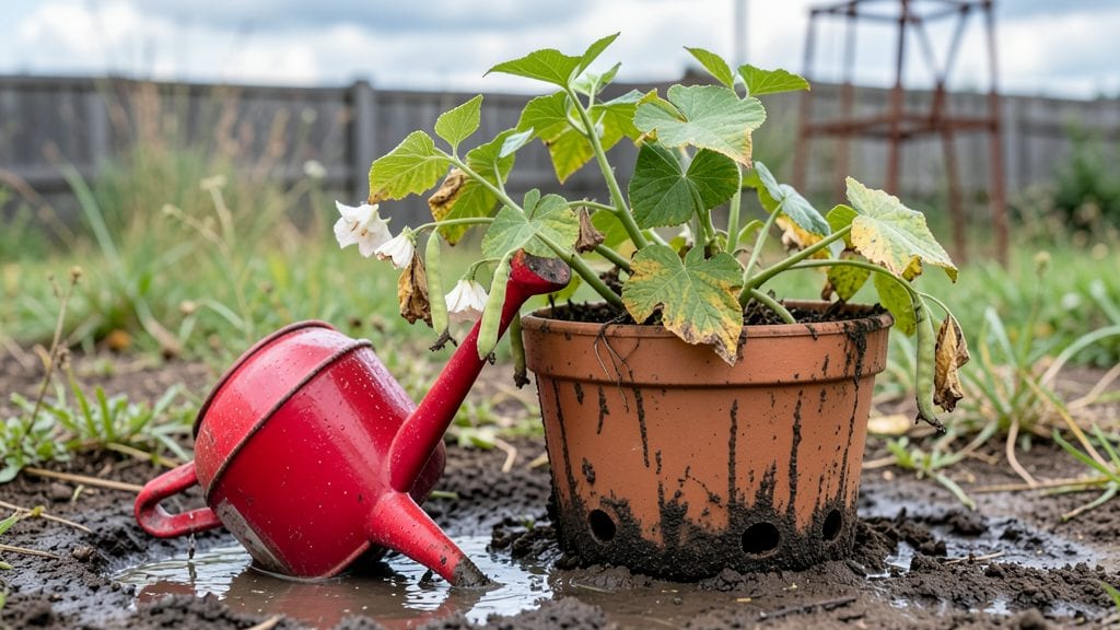 Overwatered Bean Plants: Revive Drowning Roots in 3 Steps