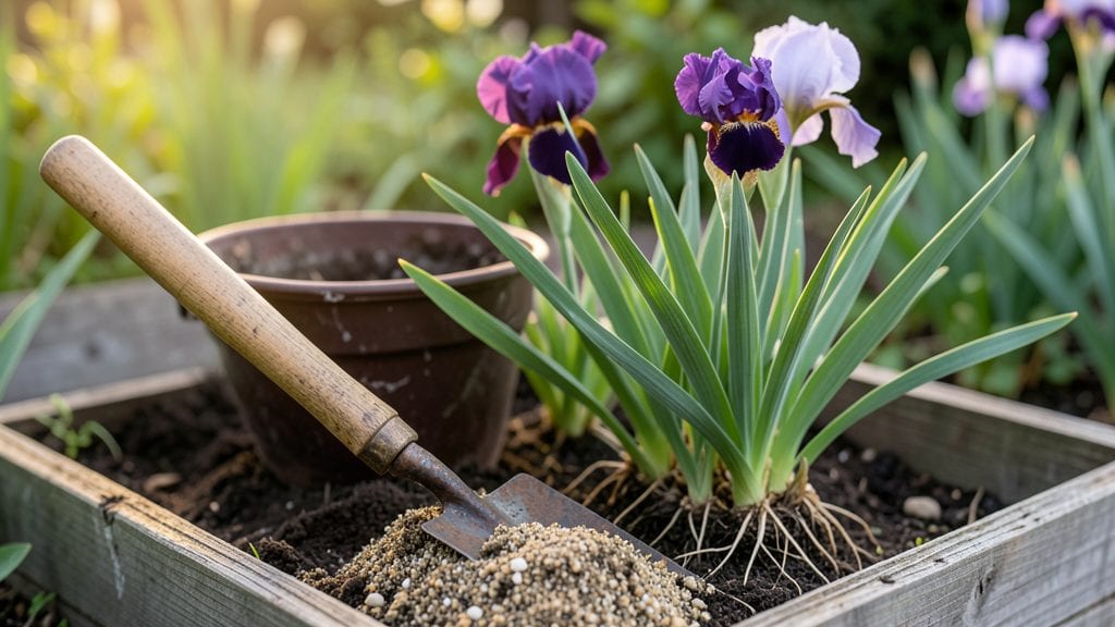 Planting Iris Roots: Layered Soil Secrets for Bold Spring Blooms