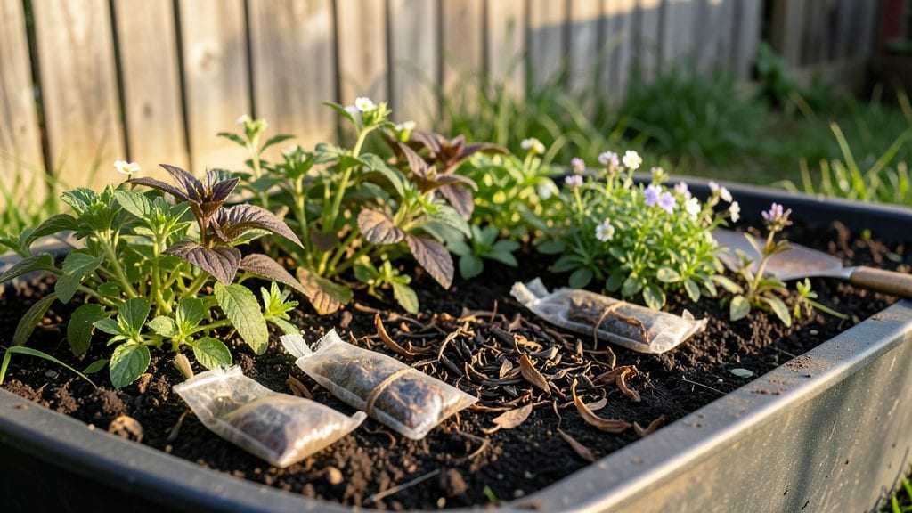 Planting Tea Bags: Zero-Cost Fertilizer for Herb Gardens