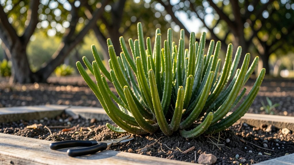 Pruning Euphorbia Plants: Sharp Cuts for Healthy Growth and Blooms
