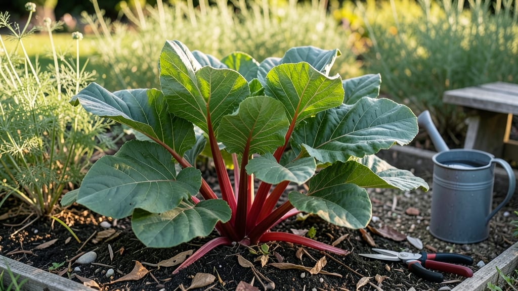 Small Rhubarb Plant: Compact Garden Powerhouse for Year-Round Harvests
